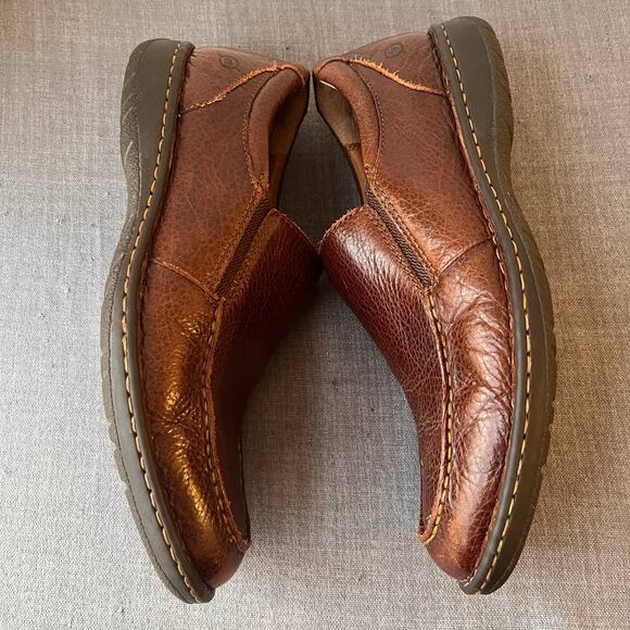 Born Blast III Loafers Mens 11.5M Brown Leather Slip on Shoes Distressed Comfort main image 6